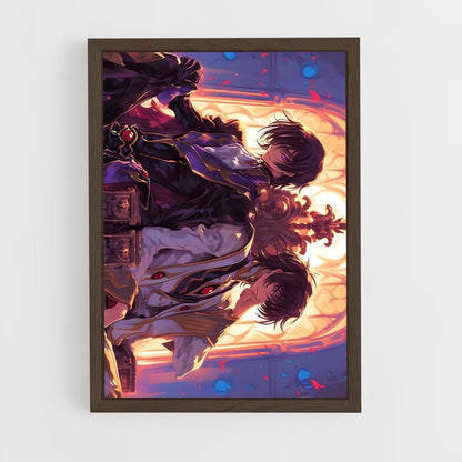 ap-code geass-8 cadre Bois foncé