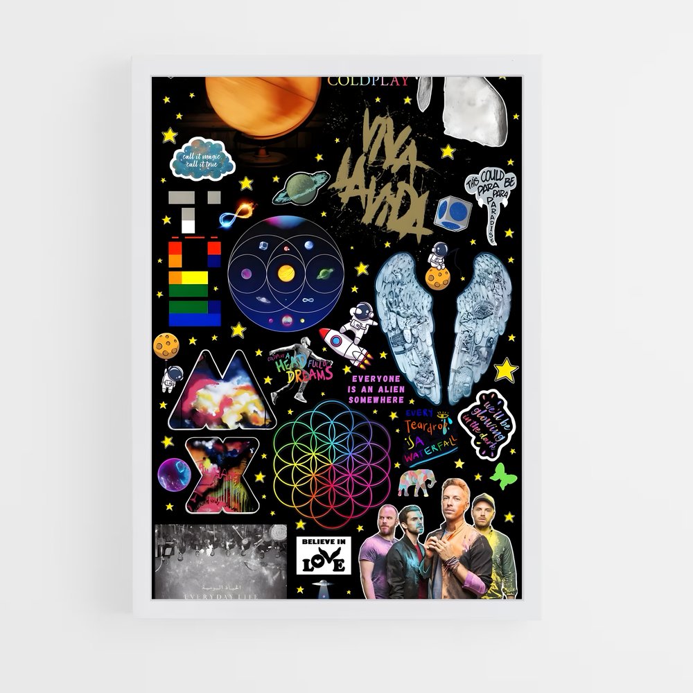 ap-coldplay-9 cadre Blanc
