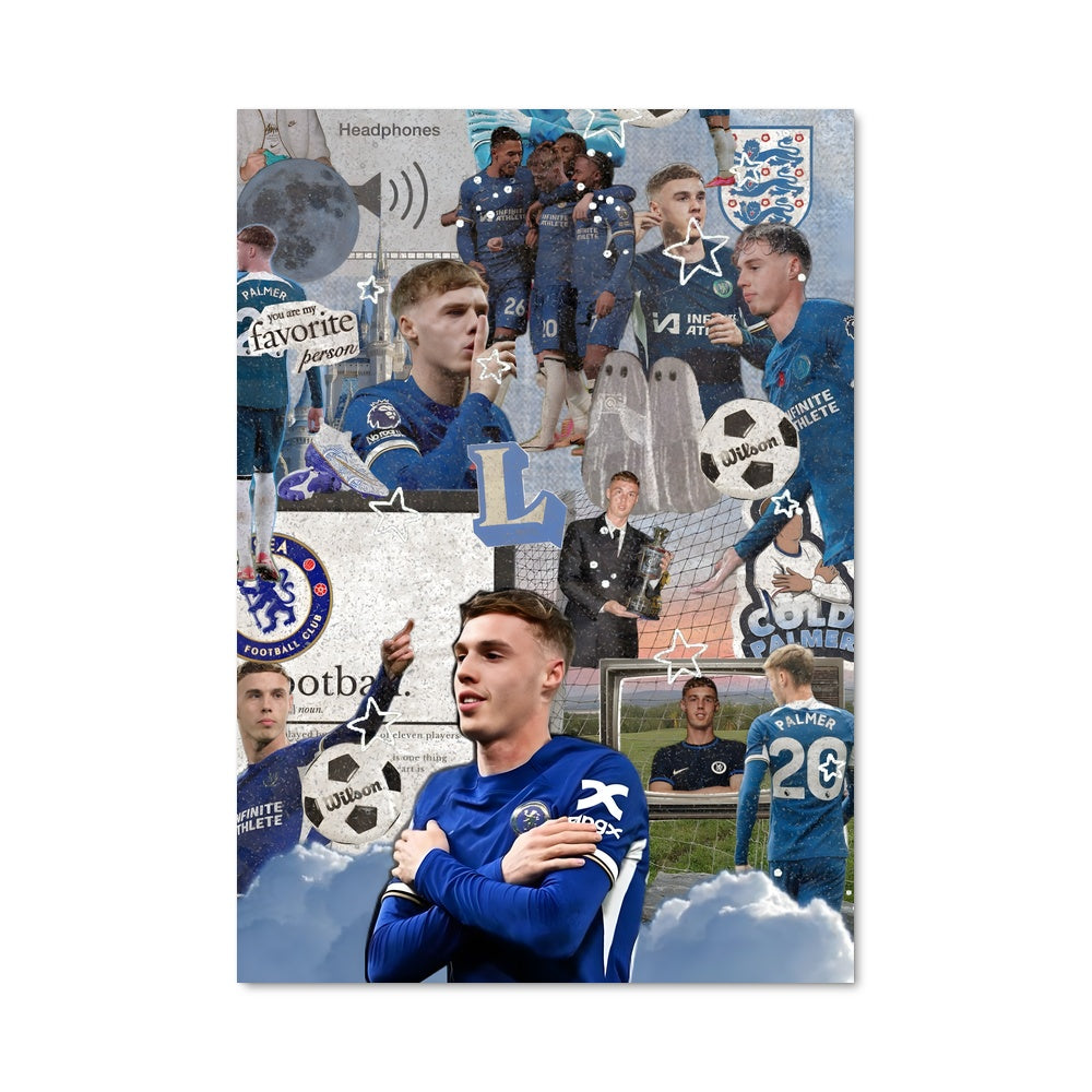 Poster Duo en Bleu
