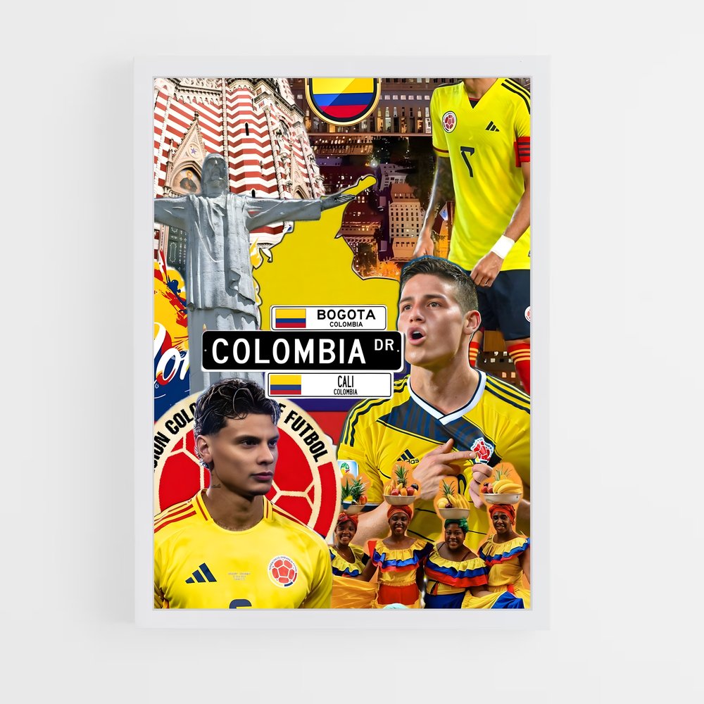 ap-colombia national football team-4 cadre Blanc