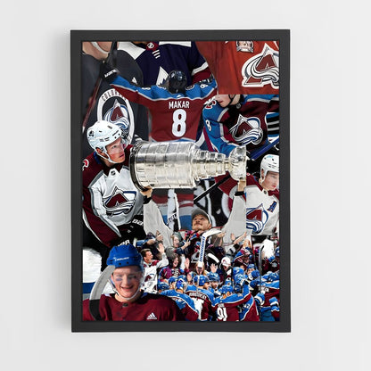 ap-colorado avalanche-16 cadre Noir