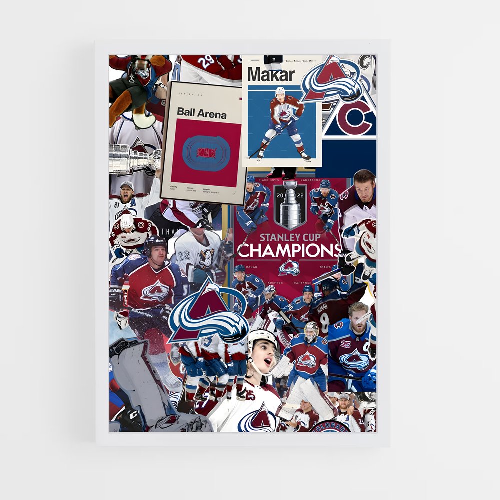 ap-colorado avalanche-7 cadre Blanc