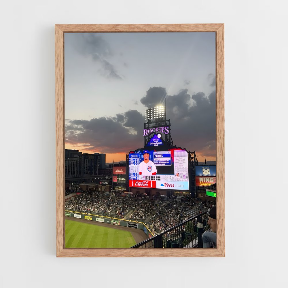 ap-colorado rockies-3 cadre Bois clair