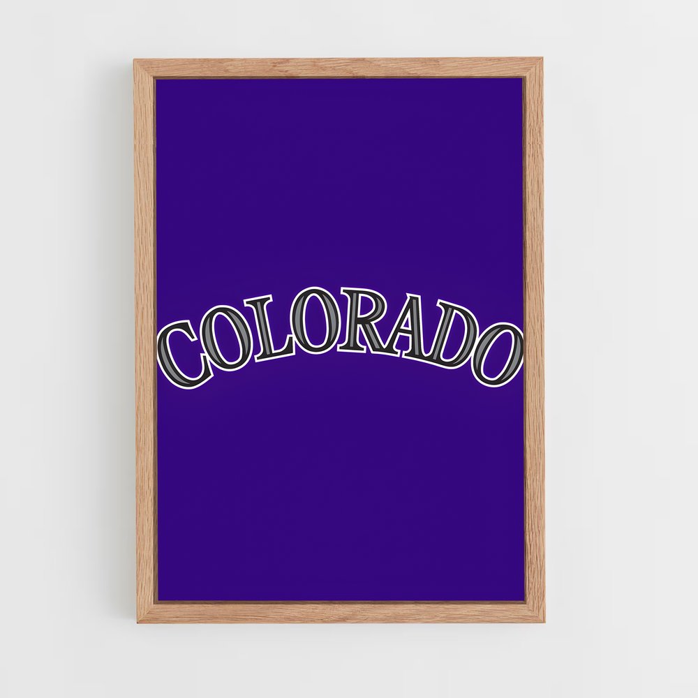 ap-colorado rockies-4 cadre Bois clair