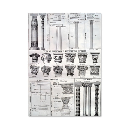 Poster L'Art des Colonnes