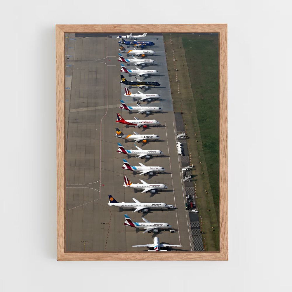ap-commercial planes-1 cadre Bois clair