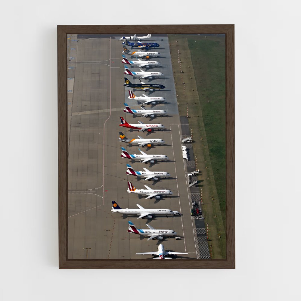 ap-commercial planes-1 cadre Bois foncé