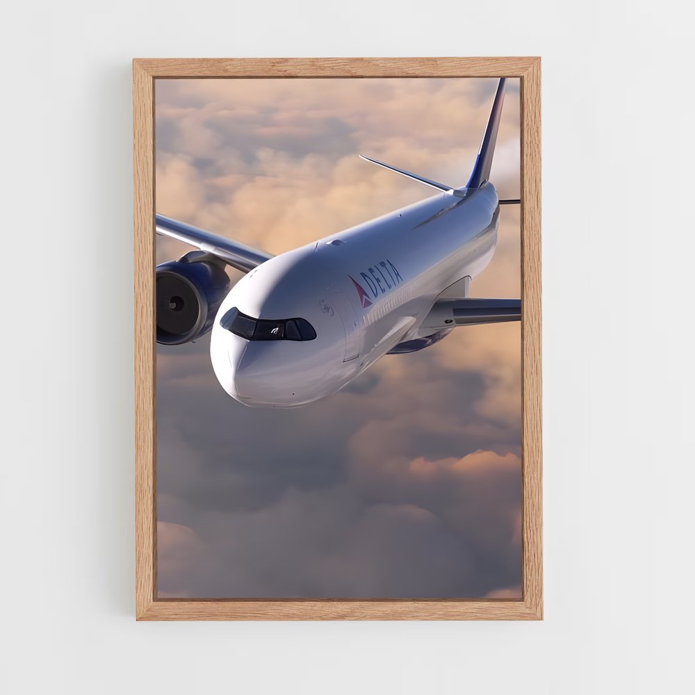 ap-commercial planes-4 cadre Bois clair