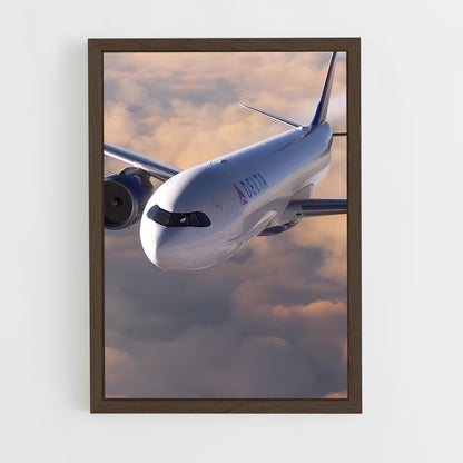 ap-commercial planes-4 cadre Bois foncé
