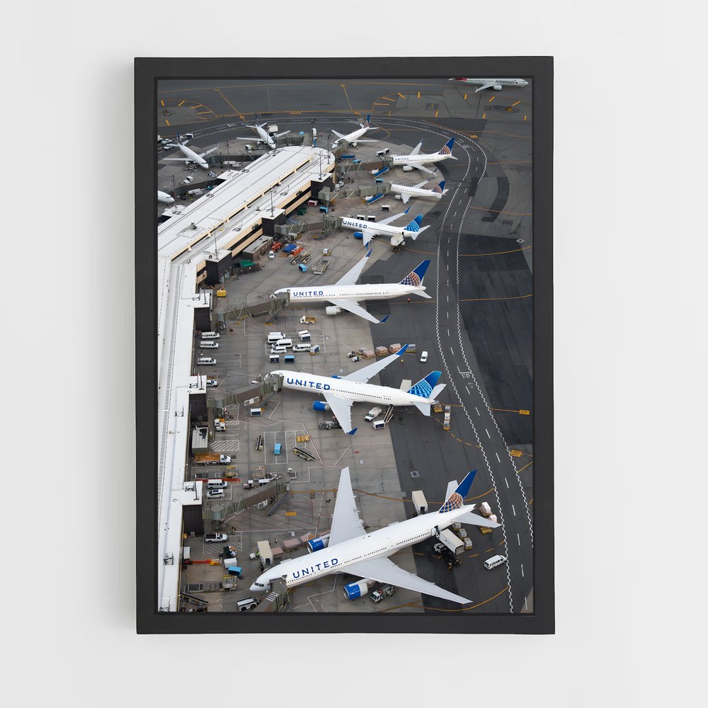 ap-commercial planes-5 cadre Noir