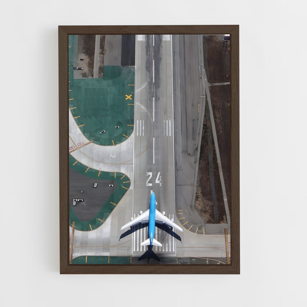 ap-commercial planes-6 cadre Bois foncé