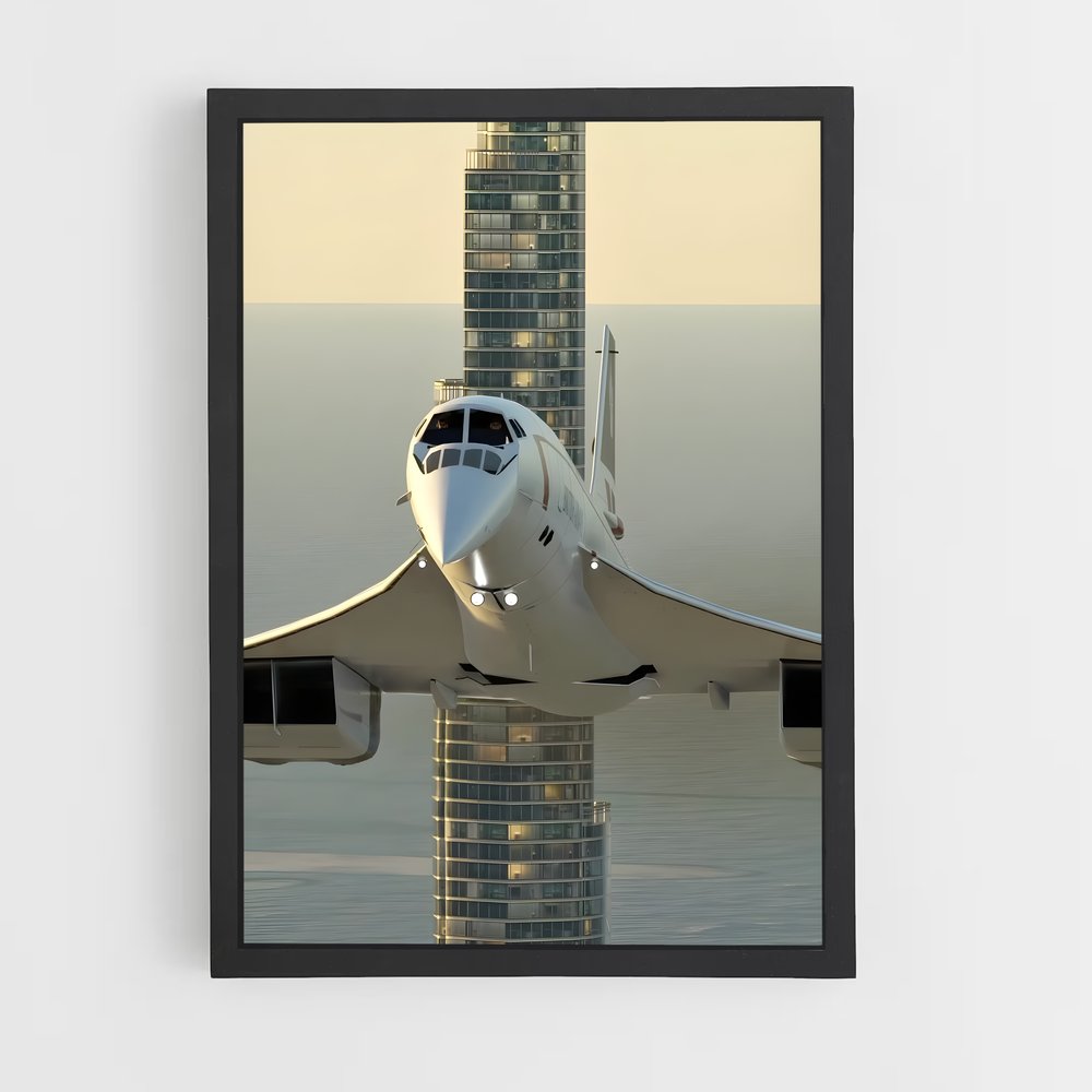 ap-commercial planes-7 cadre Noir