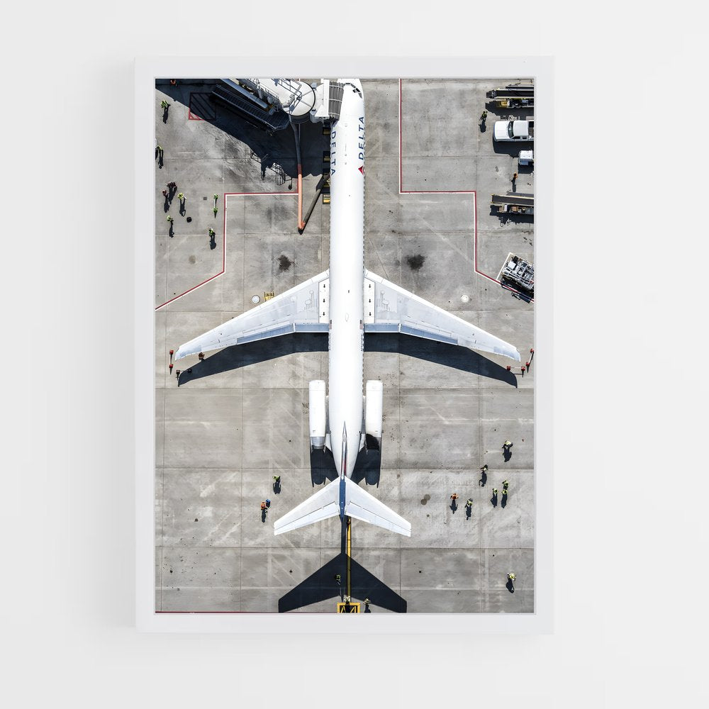 ap-commercial planes-9 cadre Blanc