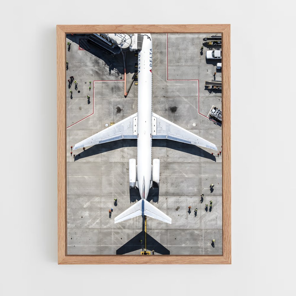 ap-commercial planes-9 cadre Bois clair