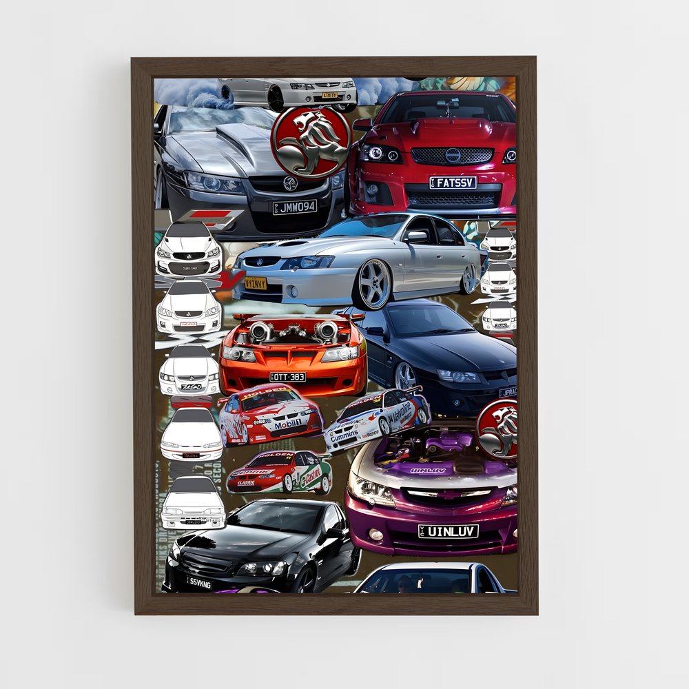ap-commodore hsv-1 cadre Bois foncé