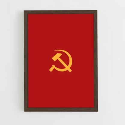ap-communism-3 cadre Bois foncé