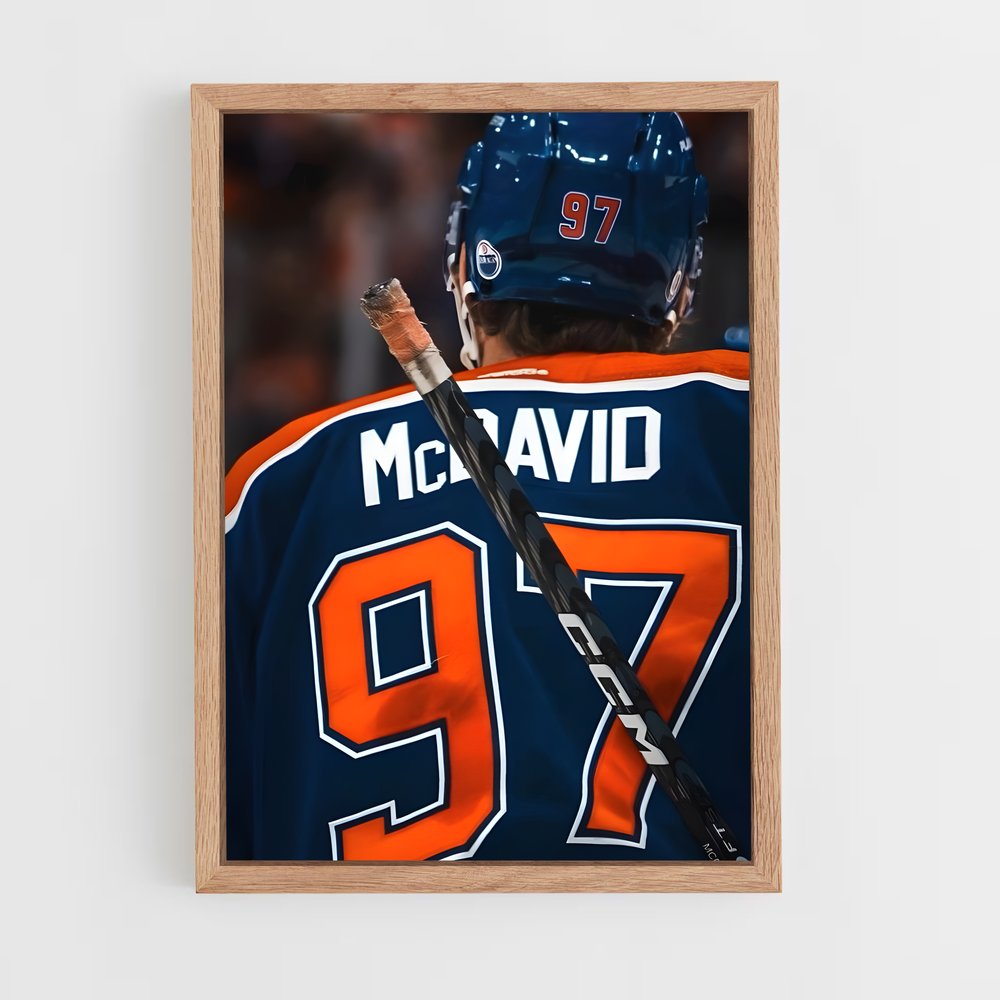 ap-connor mcdavid-6 cadre Bois clair