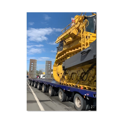 Poster Camion Jaune
