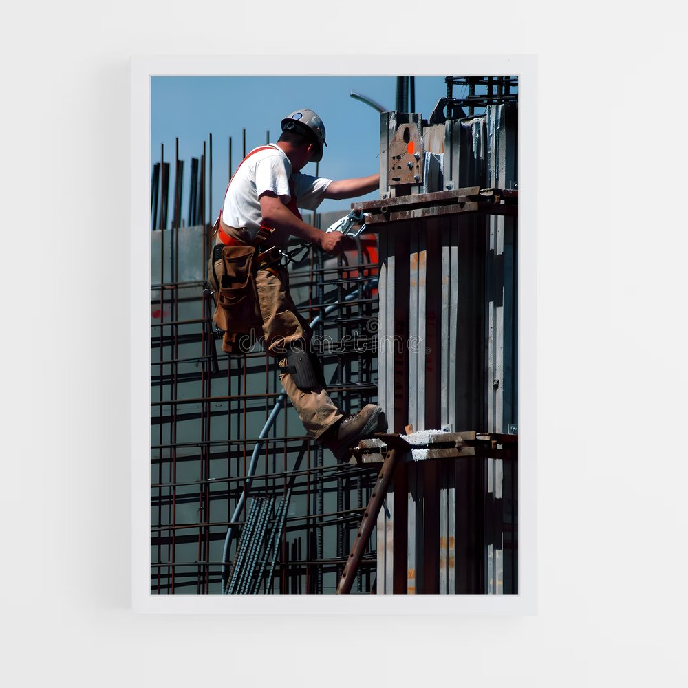 ap-construction worker-1 cadre Blanc
