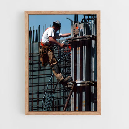 ap-construction worker-1 cadre Bois clair