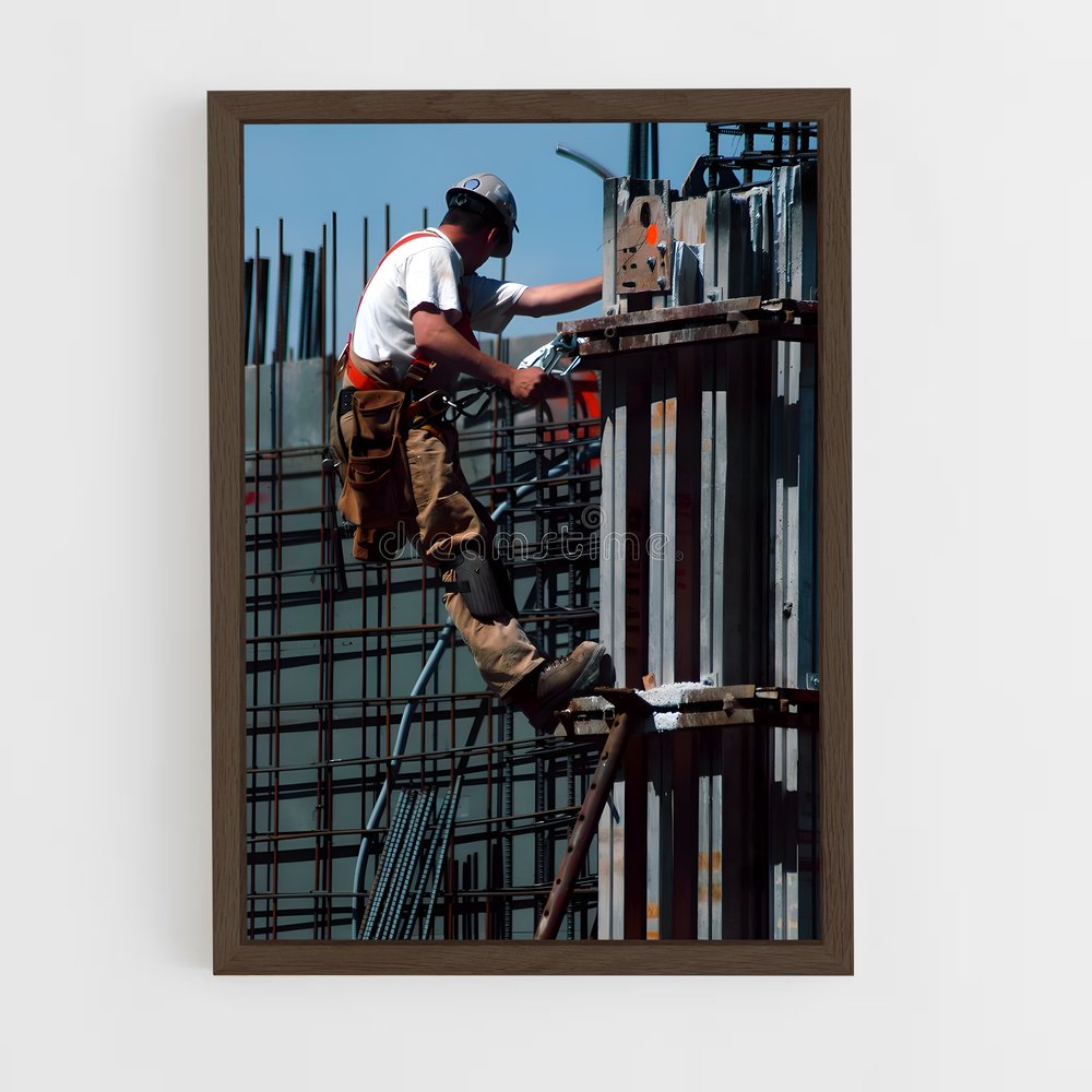 ap-construction worker-1 cadre Bois foncé