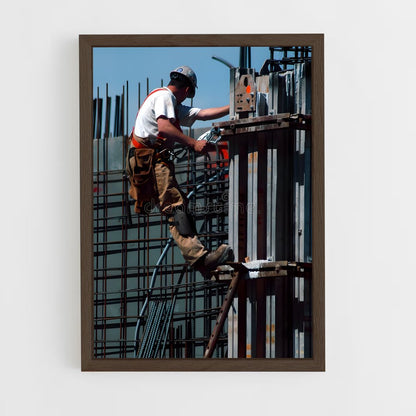 ap-construction worker-1 cadre Bois foncé