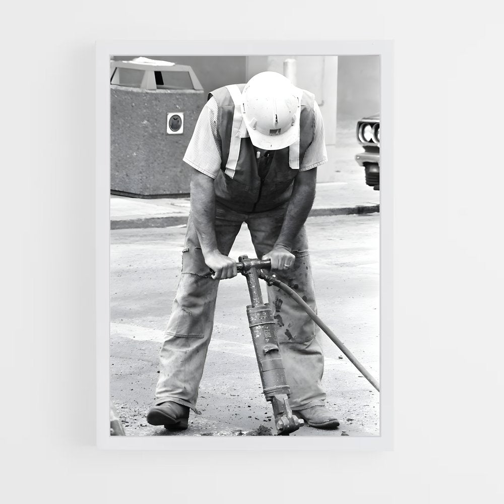 ap-construction worker-11 cadre Blanc
