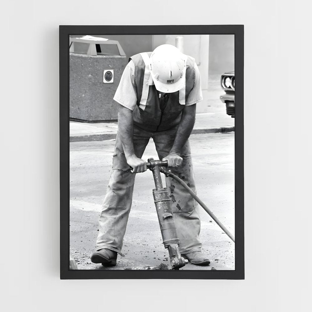 ap-construction worker-11 cadre Noir