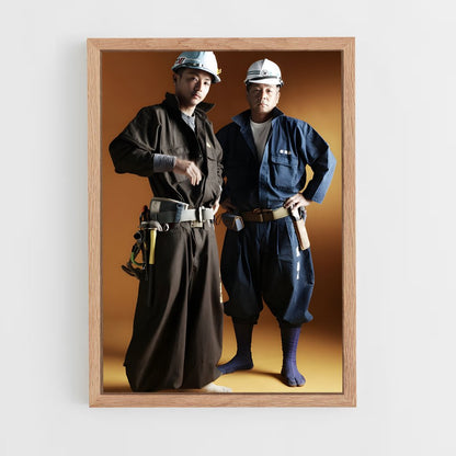 ap-construction worker-3 cadre Bois clair