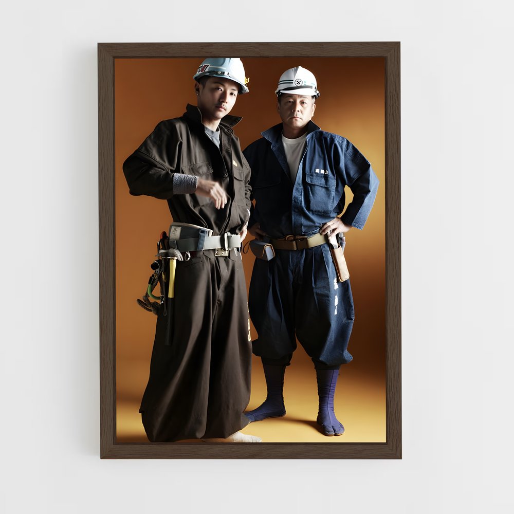 ap-construction worker-3 cadre Bois foncé