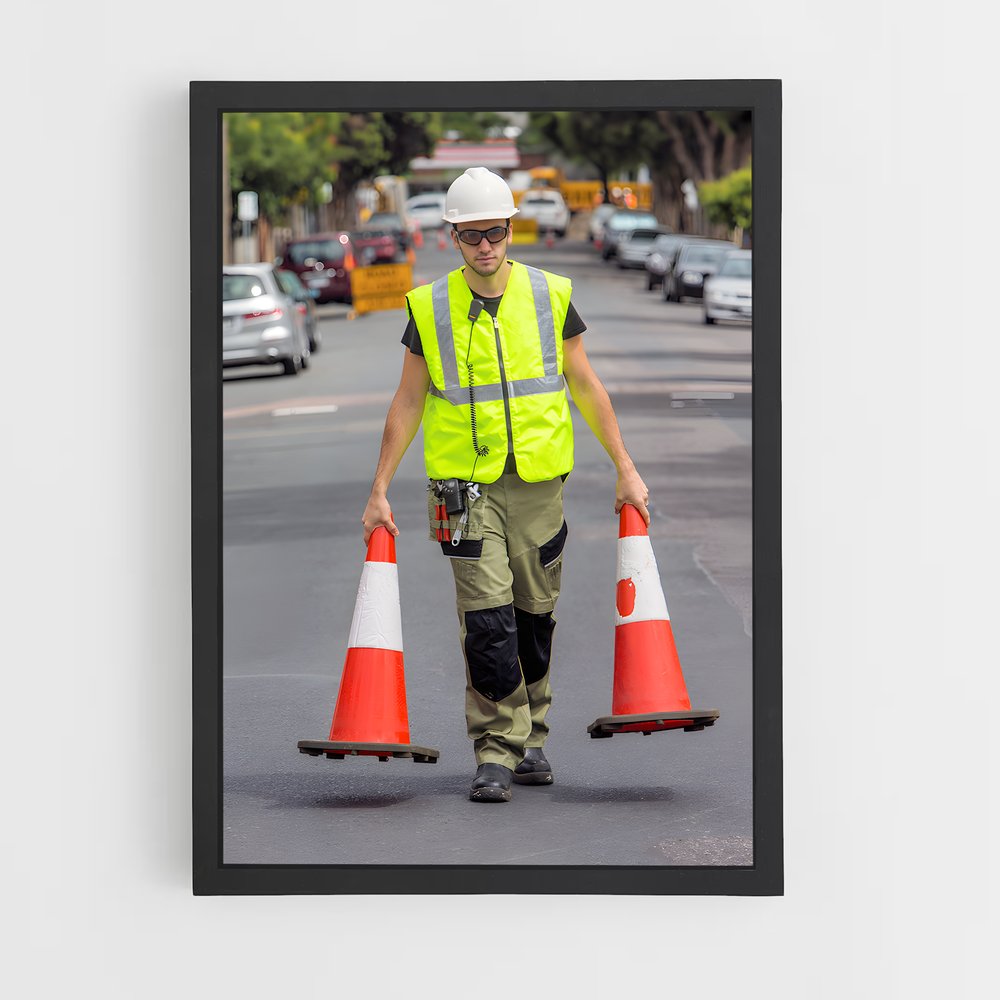 ap-construction worker-5 cadre Noir