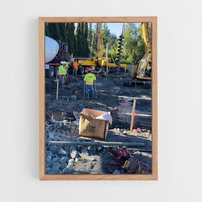 ap-construction worker-7 cadre Bois clair