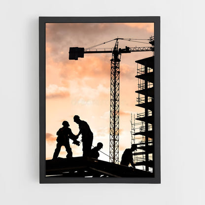 ap-construction worker-9 cadre Noir
