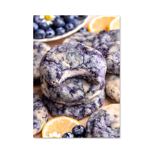 Poster Muffins Myrtilles-Citron