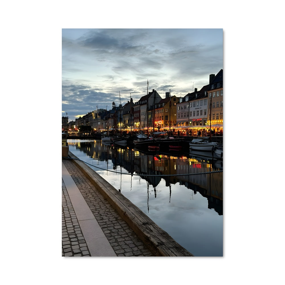 Poster Canaux de Copenhague