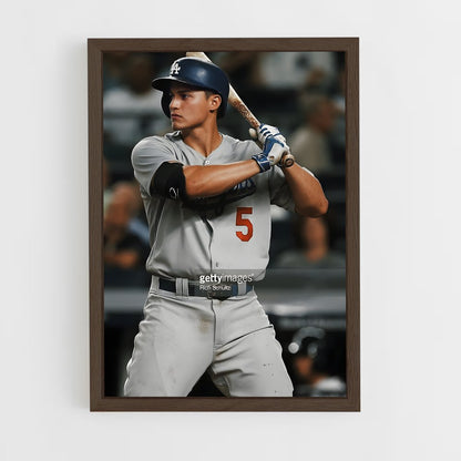 ap-corey seager-1 cadre Bois foncé