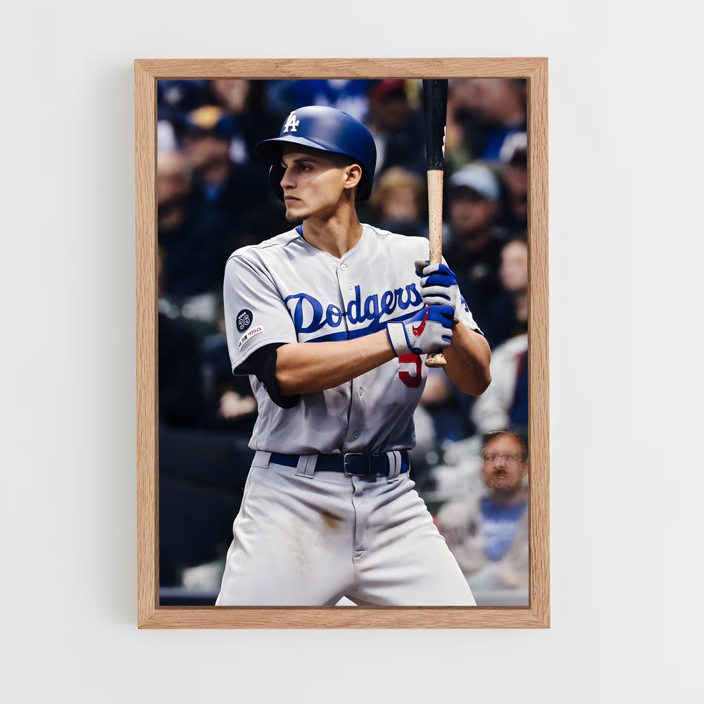 ap-corey seager-3 cadre Bois clair