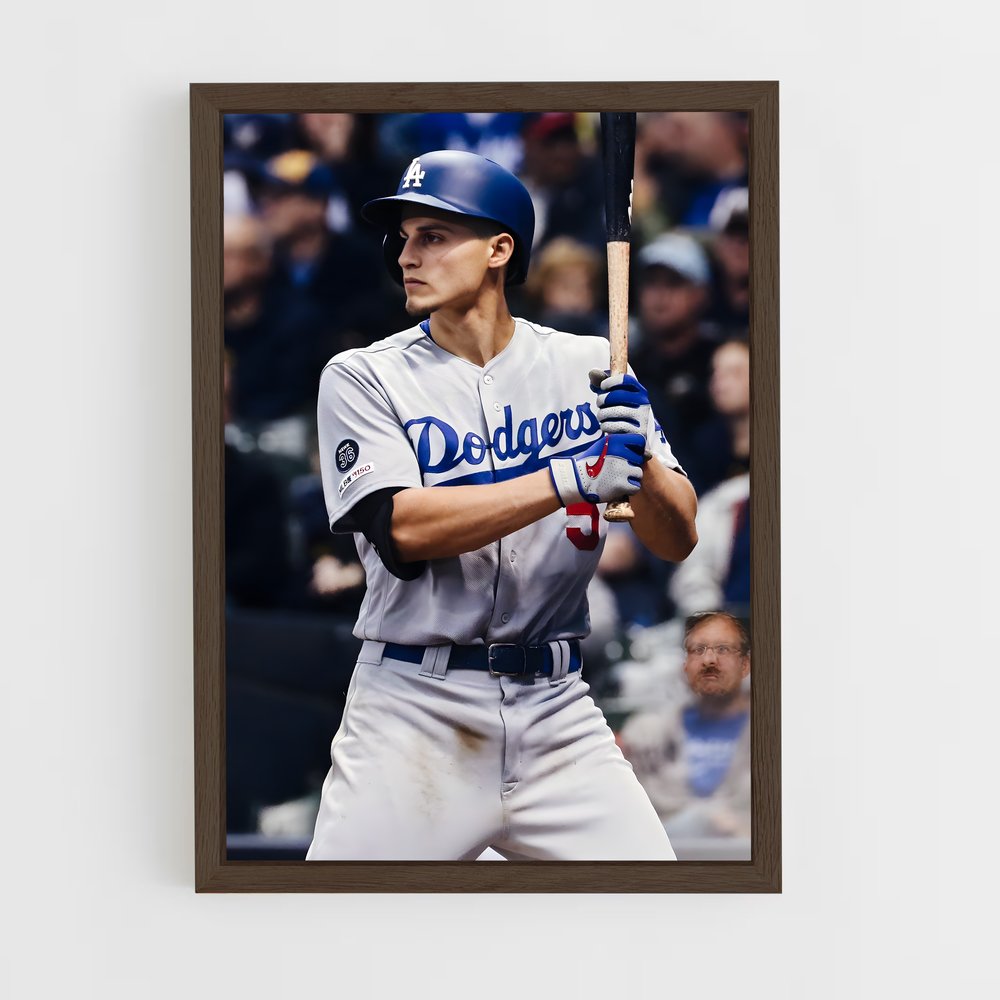 ap-corey seager-3 cadre Bois foncé