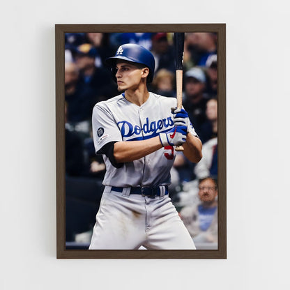 ap-corey seager-3 cadre Bois foncé