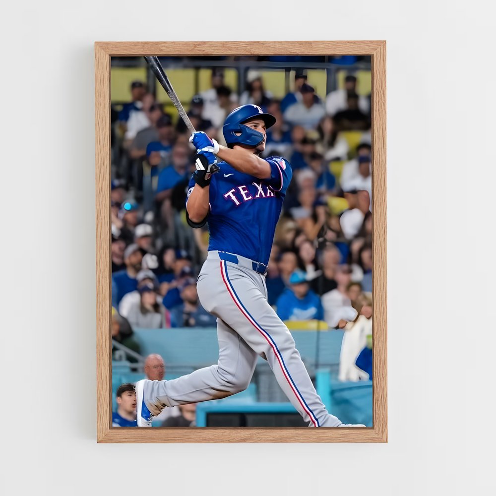ap-corey seager-4 cadre Bois clair