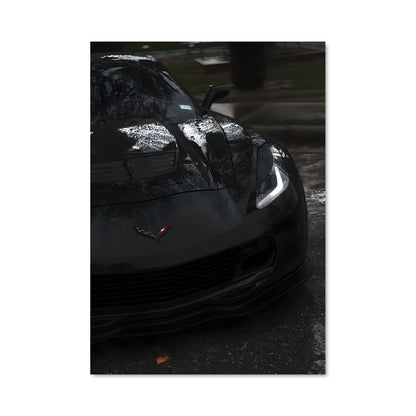 Poster Corvette des Neiges