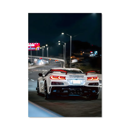 Poster Corvette c8 stingray 76723