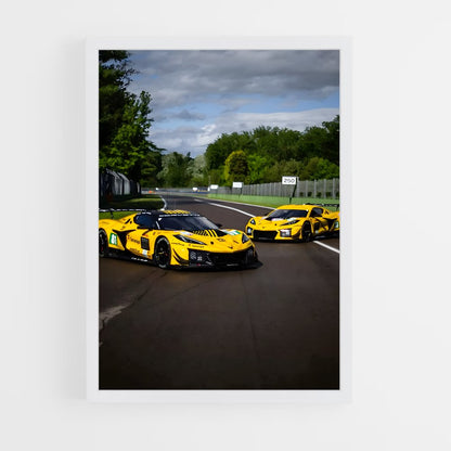 ap-corvette c7 gt3-r-4 cadre Blanc