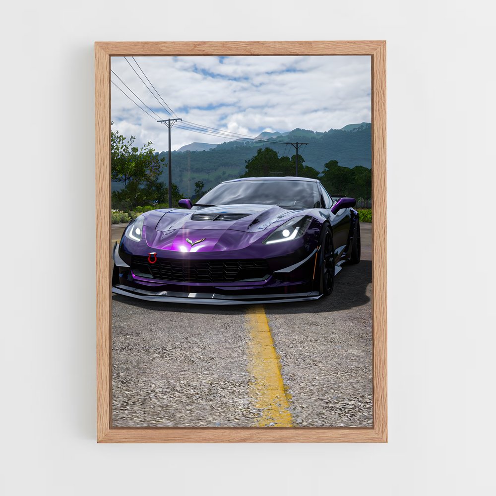 ap-corvette c7 zr1-4 cadre Bois clair