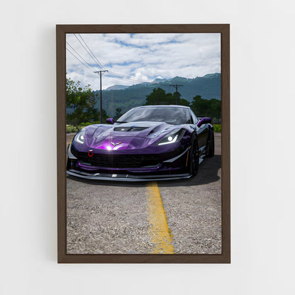 ap-corvette c7 zr1-4 cadre Bois foncé