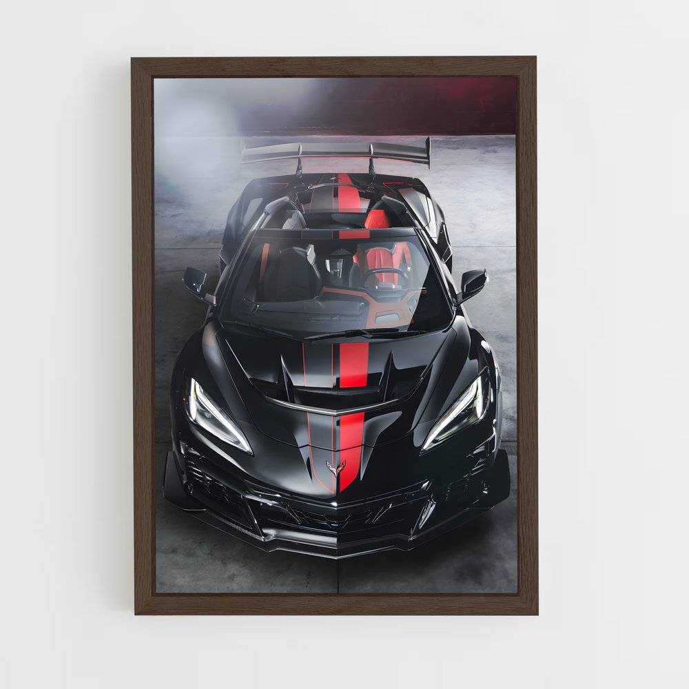 ap-corvette c7 zr1-5 cadre Bois foncé