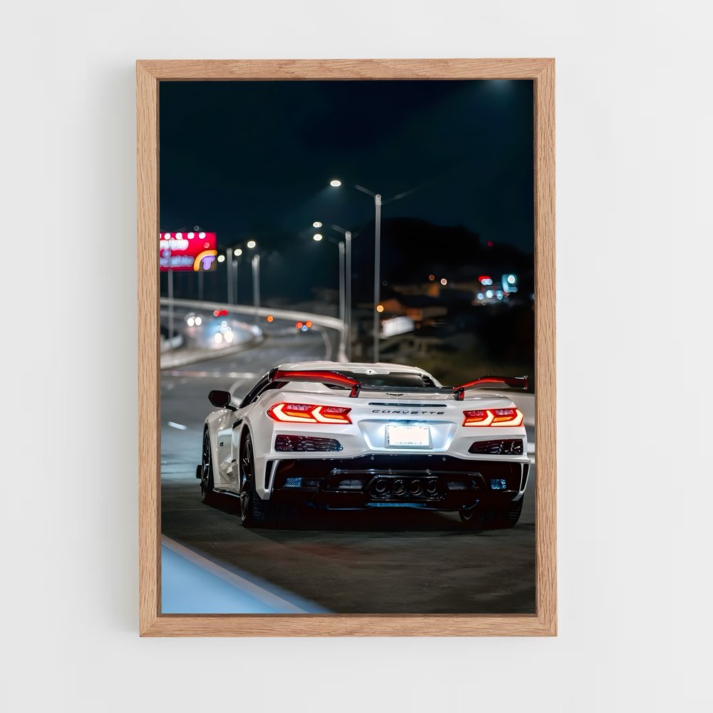 ap-corvette c8 stingray-6 cadre Bois clair