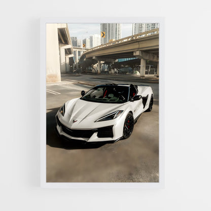 ap-corvette c8 z06-2 cadre Blanc