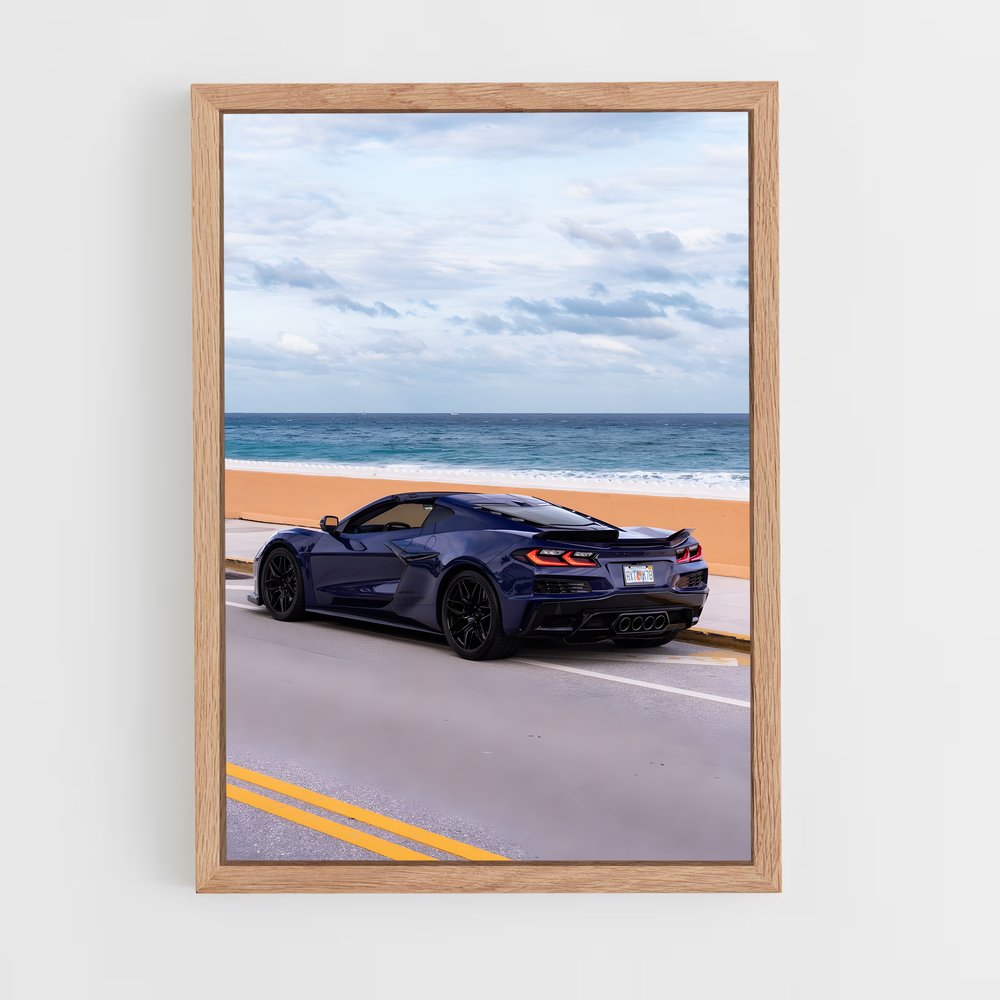 ap-corvette c8 z06-4 cadre Bois clair