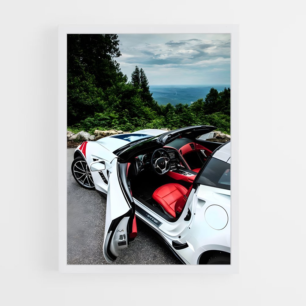 ap-corvette grand sport-1 cadre Blanc